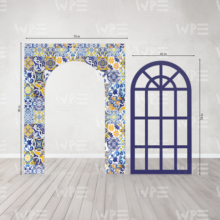 Amalfi Coast Double Arch with Window