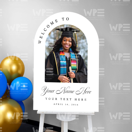 Arch Welcome Sign - Design 001