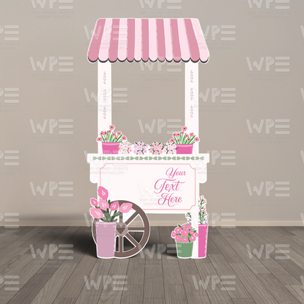 Flower Cart Backdrop