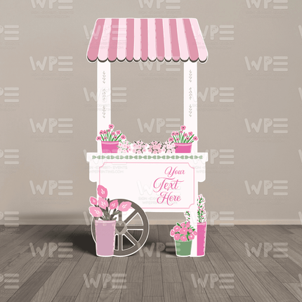 Flower Cart Backdrop