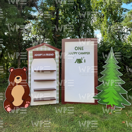 Happy Camper Backdrop Set 001