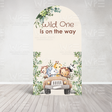 Wild One is On The Way Safari Backdrop I