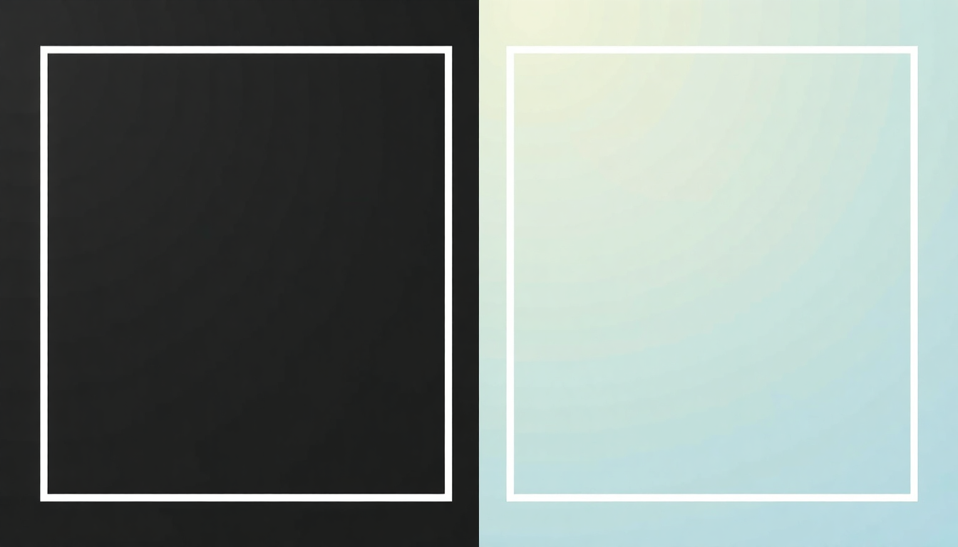 Side by side comparison of matte and gloss prints