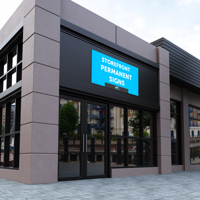 Storefront Permanent Signs – Custom Outdoor Business Signage
