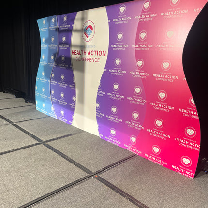 Curved Stage Backdrop Set 003