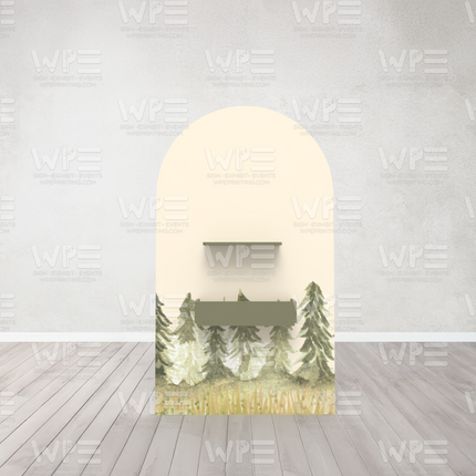Planter Box Backdrop with Shelves