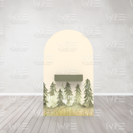 Planter Box Backdrop with Shelves
