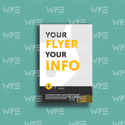 Flyers – 130lb Premium Paper