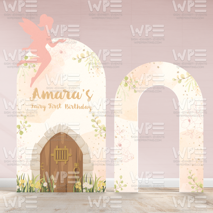 FAIRY BIRTHDAY Foamboard Backdrop (1/2" Thick)