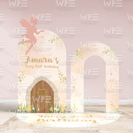 FAIRY BIRTHDAY Foamboard Backdrop (1/2" Thick)