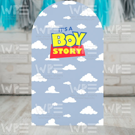 It's a Boy Story Foamboard Backdrop (1/2" Thick)