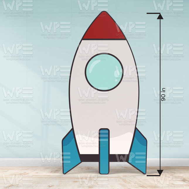 Rocket to the Stars" Backdrop (1/2" Thick)