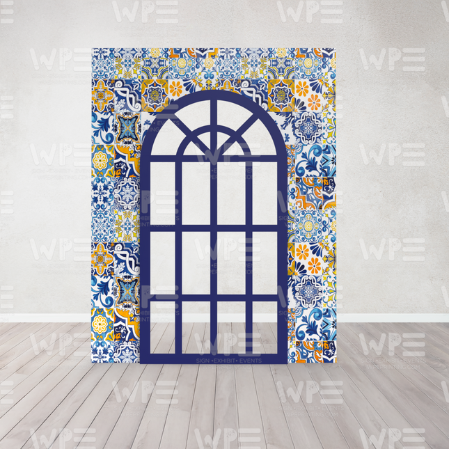 Amalfi Coast Double Arch with Window