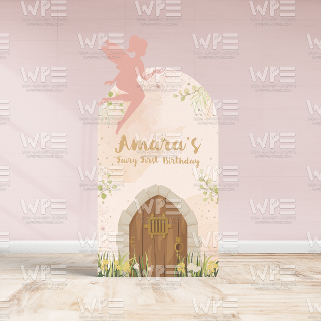 FAIRY BIRTHDAY Foamboard Backdrop (1/2" Thick)