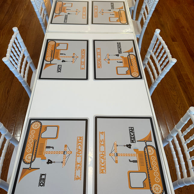 PVC Table Placement Mats