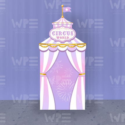 Circus Theme Single Backdrop
