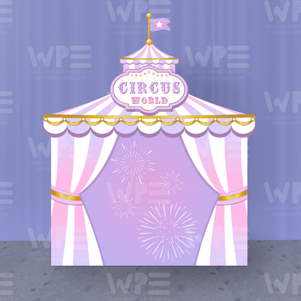 Circus Theme Double Backdrop