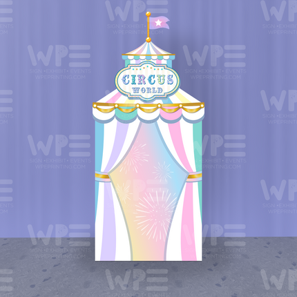 Circus Theme Single Backdrop