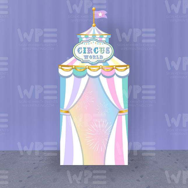 Circus Theme Single Backdrop