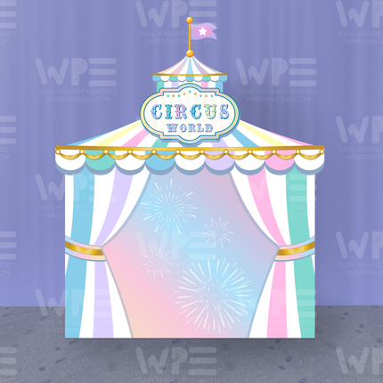 Circus Theme Double Backdrop