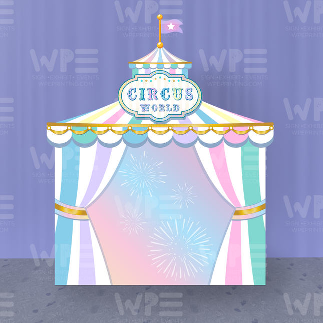 Circus Theme Double Backdrop