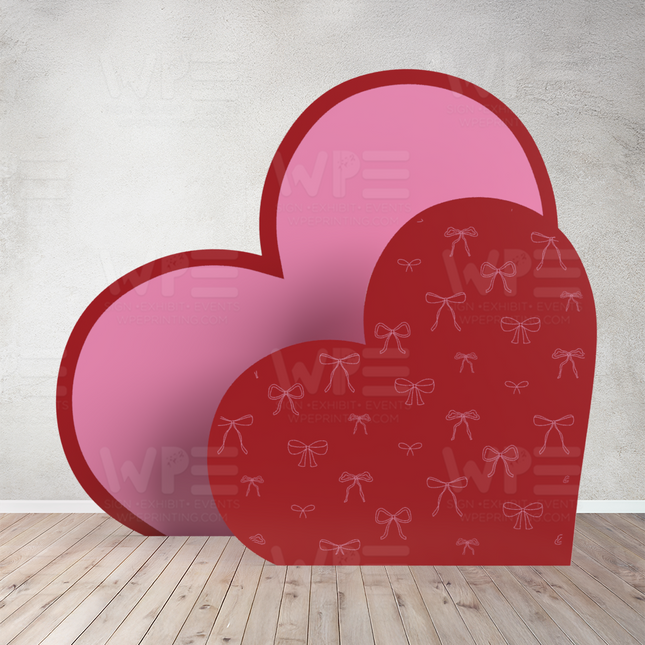 Two Panel Big Heart Backdrop