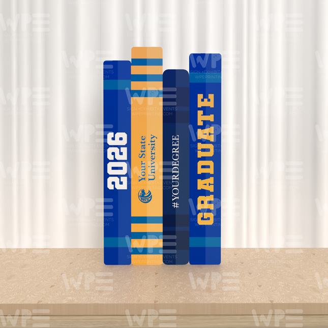 Graduation Books Backdrop