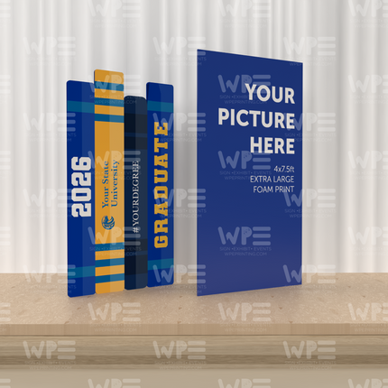 Graduation Books + Extra-Large Custom Foam Print Set