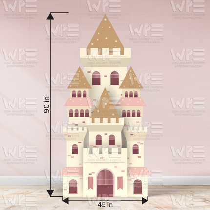 Whimsical Castle Foamboard Backdrop (1/2" Thick)