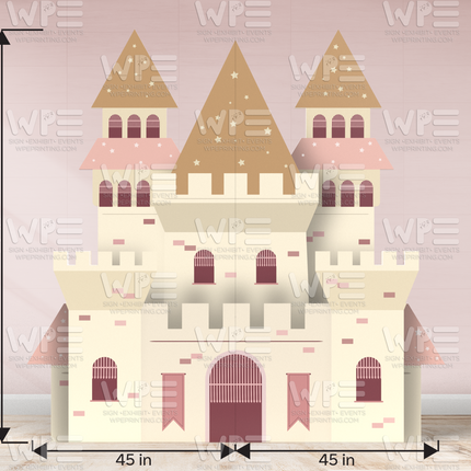 Whimsical Castle Foamboard Backdrop (1/2" Thick)