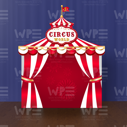 Circus Theme Double Backdrop