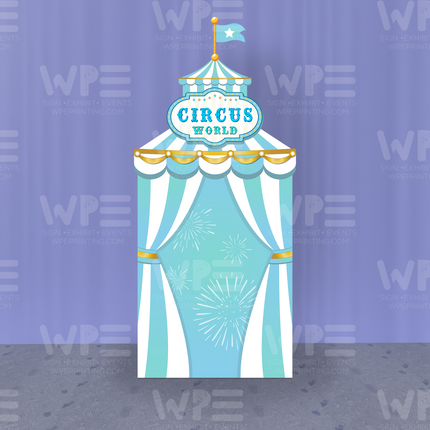 Circus Theme Single Backdrop