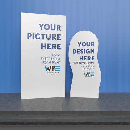 Extra Large Foam Print + Cut-to-Shape Combo - WPE Print Combo #3