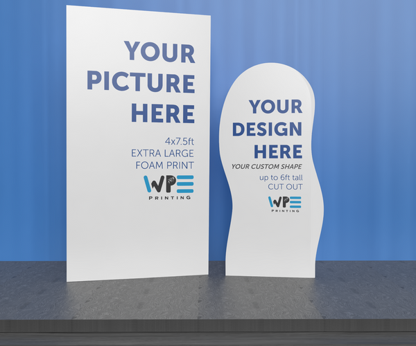 Extra Large Foam Print + Cut-to-Shape Combo - WPE Print Combo #3