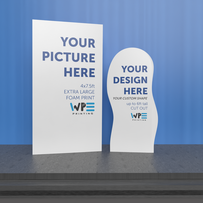 Extra Large Foam Print + Cut-to-Shape Combo - WPE Print Combo #3