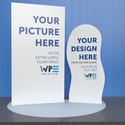Extra Large Foam Print + Cut-to-Shape Combo - WPE Print Combo #3