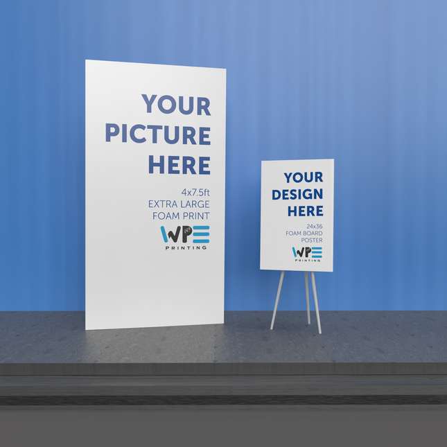 Extra Large Foam Print + Welcome Sign Combo - WPE Print Combo #4