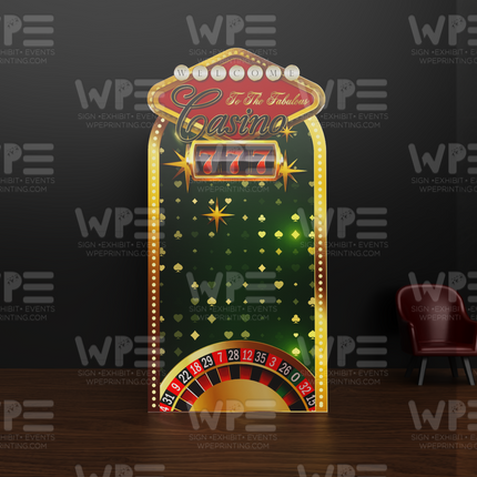Casino Theme Backdrop Set