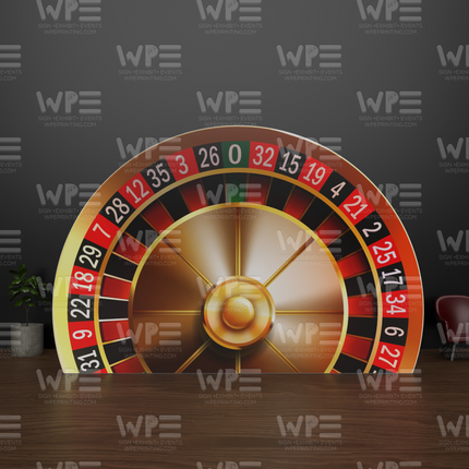 Casino Roulette Wheel Backdrop