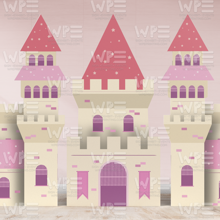 Whimsical Castle Foamboard Backdrop (1/2" Thick)