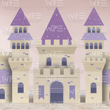 Whimsical Castle Foamboard Backdrop (1/2" Thick)