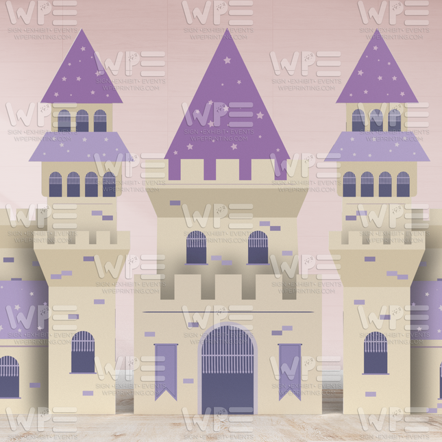 Whimsical Castle Foam board Backdrop