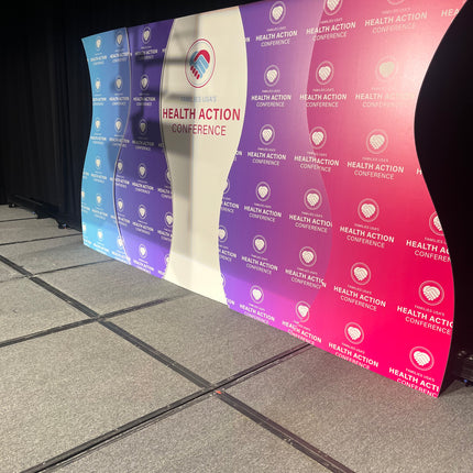 Curved Stage Backdrop Set 003