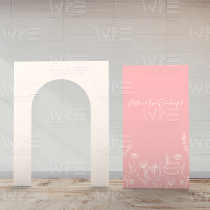 Double Open Arch Backdrop Set