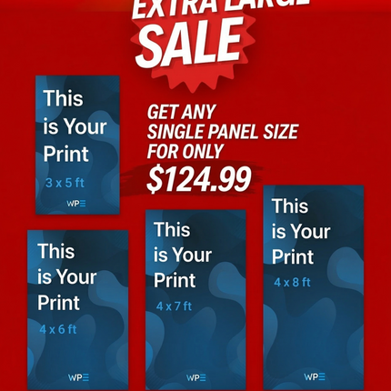 Extra Large Foam Prints Backdrops - Enlarged Pictures