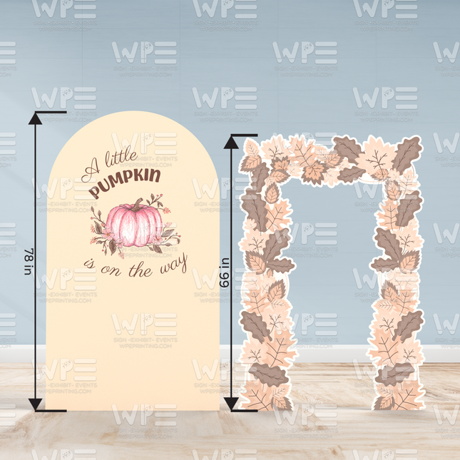 Little Pumpkin & Leafy Arch Duo