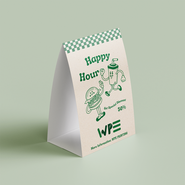 Custom Table Tents 4.5 X 6