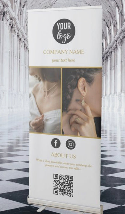 Retractable Banner - Single Side - 33.5"x78"