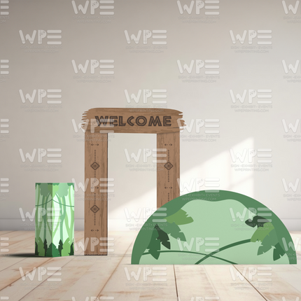 Wild One Safari-Themed Panel Set – Jungle Adventure Decor