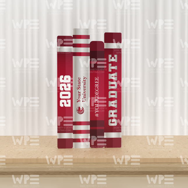 Graduation Books Backdrop